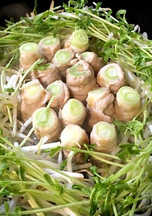 ネギ肉巻き鍋-レシピのメイン写真