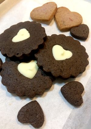 バレンタインの型抜きクッキー♡-レシピのメイン写真