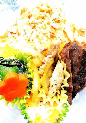 東大前期（１日目）応援弁当-レシピのメイン写真