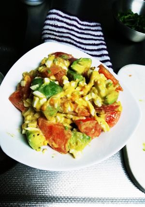 簡単！アボカドとトマトのタルタル風サラダ-レシピのメイン写真