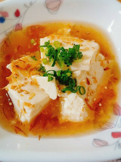 5分で1品!簡単★豆腐の生姜ダシあんかけ-レシピのメイン写真