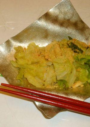 簡単時短❤料亭風!桜エビ入り蒸しキャベツ-レシピのメイン写真