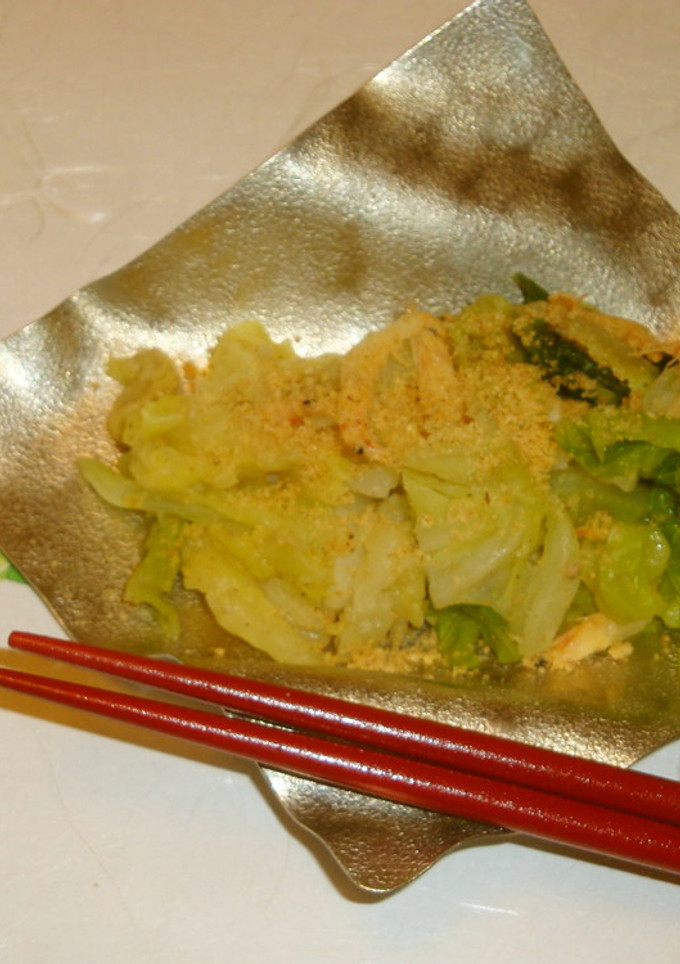 簡単時短❤料亭風！桜エビ入り蒸しキャベツ-レシピのメイン写真