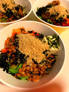 栄養満点☆アボカド納豆キムチ豆腐-レシピのメイン写真