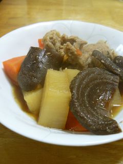 豚と大根としいたけと人参の煮物-レシピのメイン写真