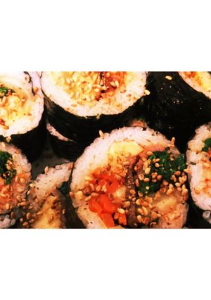 韓国風キンパ-レシピのメイン写真
