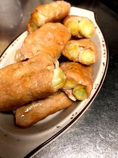 超簡単 豚肉のネギ巻き-レシピのメイン写真