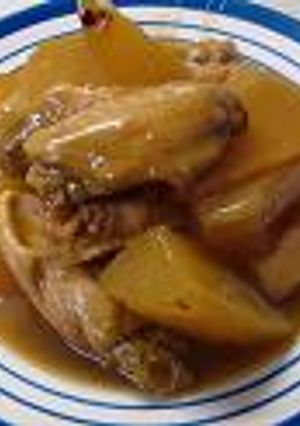 保温鍋でうまうま♪大根と鶏手羽のカレー煮-レシピのメイン写真