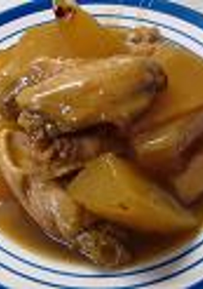 保温鍋でうまうま♪大根と鶏手羽のカレー煮-レシピのメイン写真