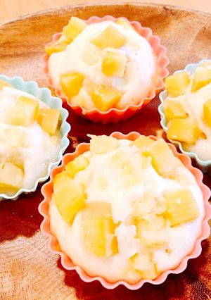 ＼離乳食 おやつ／ さつまいも蒸しパン-レシピのメイン写真