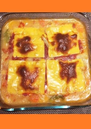 シチューでグラタン☆オーブンで焼くだけ！-レシピのメイン写真