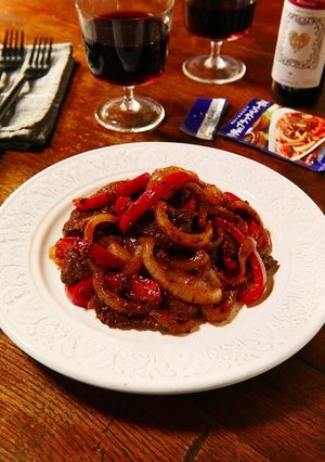 お手軽簡単☆牛肉のブラックペパー炒め-レシピのメイン写真