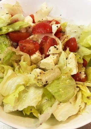 お家でカプレーゼサラダ-レシピのメイン写真