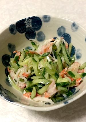 きゅうりとカニカマのマヨぽん和え-レシピのメイン写真