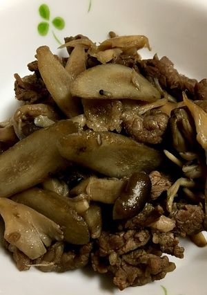 きのことゴボウの炒め煮-レシピのメイン写真