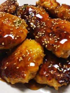 簡単!豆腐鶏つくねバーグ照り焼き♪-レシピのメイン写真