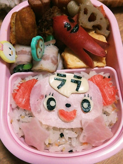 今日のキャラ弁2/6(モーリーララちゃん-レシピのメイン写真