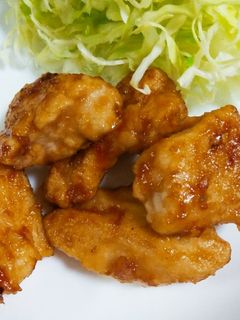 簡単でごめんね♪むね肉焼き肉のタレ焼き-レシピのメイン写真