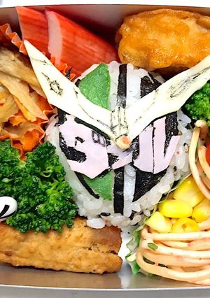 仮面ライダージオウ ダブル キャラ弁-レシピのメイン写真
