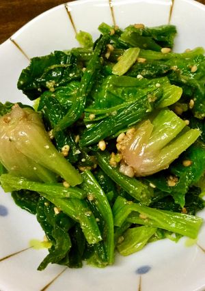 甘みを楽しむほうれん草-レシピのメイン写真