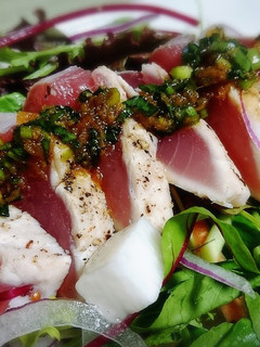 マグロのたたきとベビーリーフのサラダ♪-レシピのメイン写真