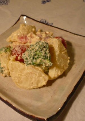 新ジャガのポン酢風味ポテトサラダ-レシピのメイン写真