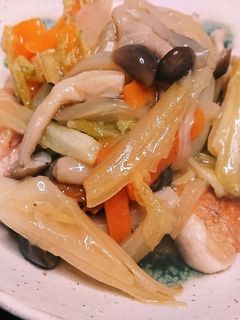 鶏の野菜あんかけ-レシピのメイン写真