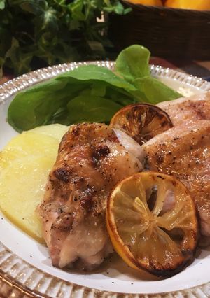 新じゃがとレモンの☆ローストチキン☆-レシピのメイン写真