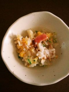 サッポロ一番塩ラーメンでスープ炒飯-レシピのメイン写真