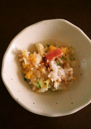 サッポロ一番塩ラーメンでスープ炒飯-レシピのメイン写真