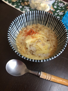 サッポロ1番チーズリゾット-レシピのメイン写真