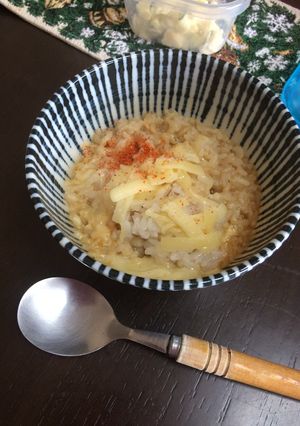 サッポロ1番チーズリゾット-レシピのメイン写真