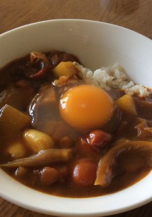 イベリコ豚しゃぶの鍋汁で、肉無しカレー-レシピのメイン写真
