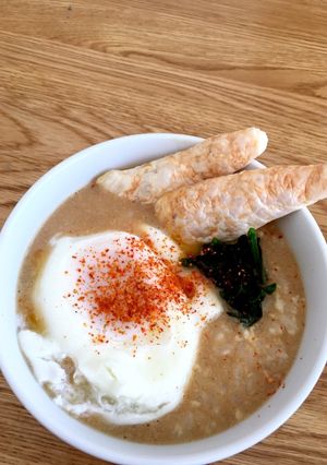 味噌ラーメンの〆に！豆乳チーズリゾット-レシピのメイン写真