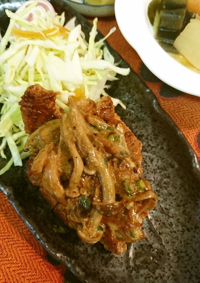豚ロース生姜焼きしめじマヨソース-レシピのメイン写真