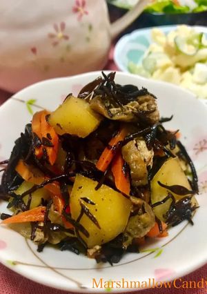 ♡人参&ジャガイモのひじき煮♡-レシピのメイン写真