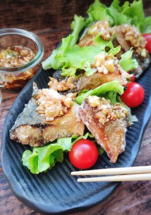 10分で簡単♪サバ竜田の香味だれ-レシピのメイン写真