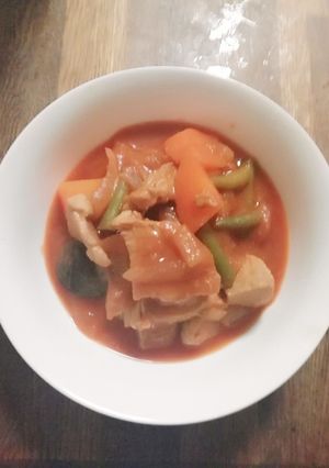 豚ヒレ肉のボルシチ風-レシピのメイン写真