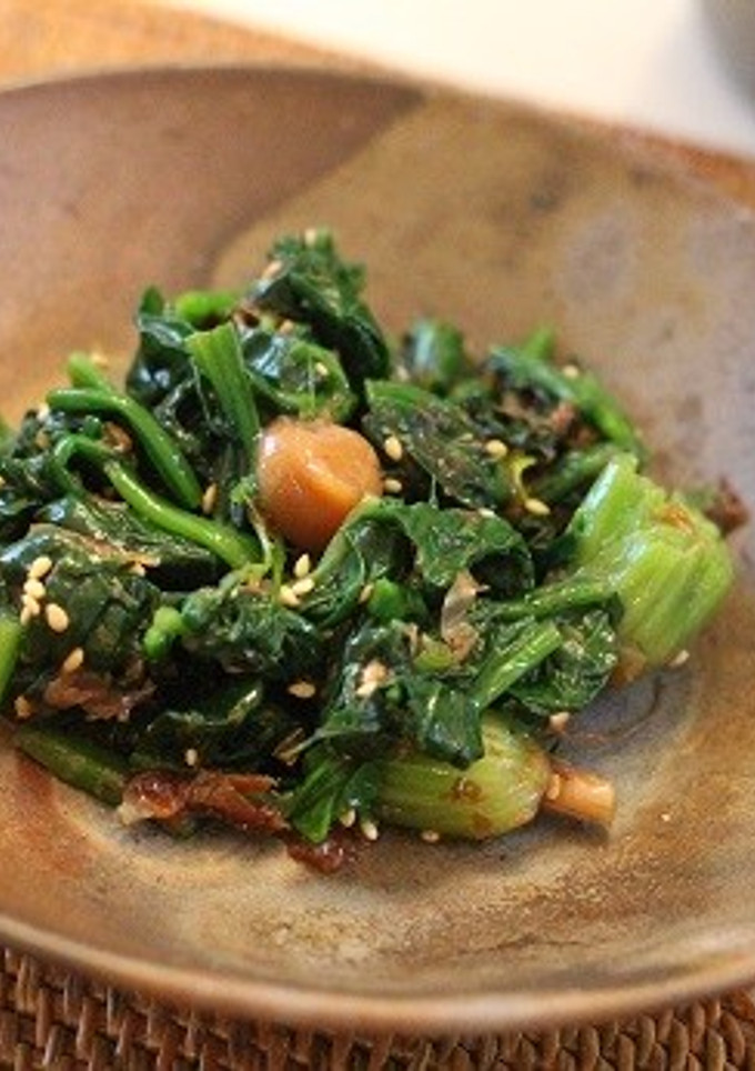 ほうれん草の梅かつお和え☆彡-レシピのメイン写真