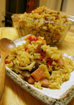 かりかりスパムの炊き込みご飯-レシピのメイン写真