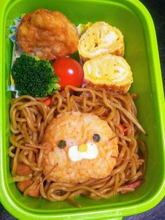 焼きそばで!ライオン弁当-レシピのメイン写真