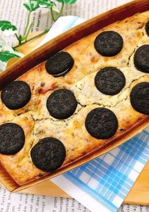 【バレンタイン】クッキー入りチーズケーキ-レシピのメイン写真