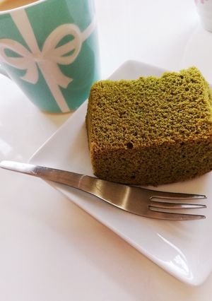 抹茶米粉シフォンケーキ-レシピのメイン写真
