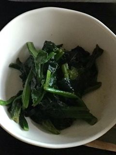冷凍ほうれん草のバター炒め-レシピのメイン写真