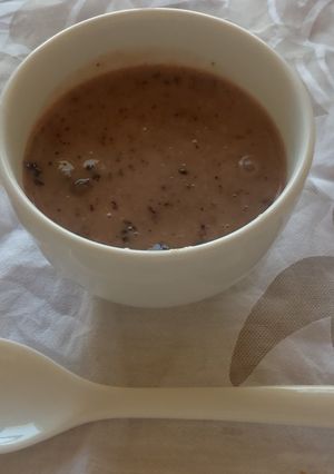 小腹満たしに！お餅と豆乳でココアスープ-レシピのメイン写真