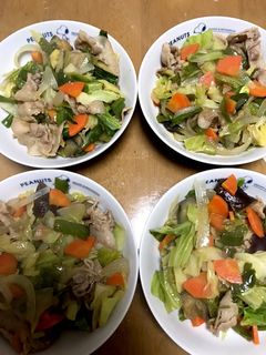 たっぷり野菜と豚肉のオイスターソース炒め-レシピのメイン写真