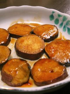 レンチン3分!さつまいもの甘辛煮♥-レシピのメイン写真