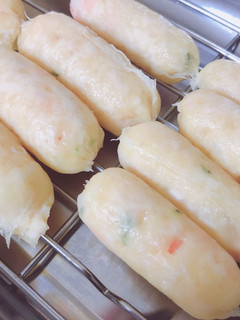 【離乳食 手づかみ】鶏ひき肉でソーセージ-レシピのメイン写真