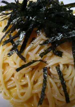 混ぜるだけ♪たらこカルボナーラ？-レシピのメイン写真