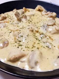 鶏とマッシュルームのクリーム煮-レシピのメイン写真